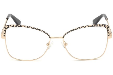 Okulary korekcyjne Guess GU2716 001 Kocie oczy Złote