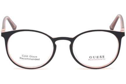 Okulary korekcyjne Guess GU3045 001 Okrągłe Czarne