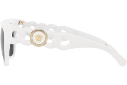 Okulary przeciwsłoneczne Versace VE4409 314/87 Kwadratowe Białe