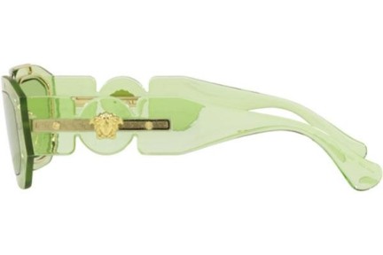 Okulary przeciwsłoneczne Versace Medusa Biggie VE2235 1252/2 Prostokątne Zielone