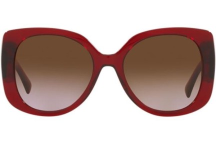 Okulary przeciwsłoneczne Versace VE4387 388/13 Okrągłe Czerwone