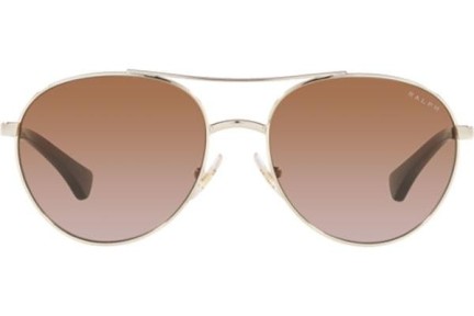 Okulary przeciwsłoneczne Ralph by Ralph Lauren RA4135 911613 Okrągłe Złote
