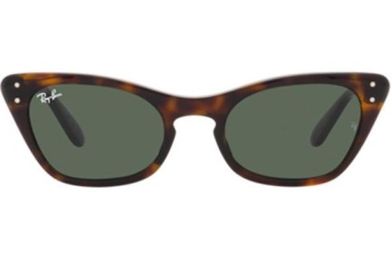 Okulary przeciwsłoneczne Ray-Ban Junior Miss Burbank RJ9099S 710271 Kocie oczy Havana
