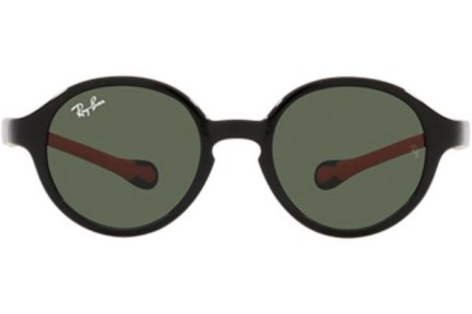 Okulary przeciwsłoneczne Ray-Ban Junior RJ9075S 710071 Okrągłe Czarne