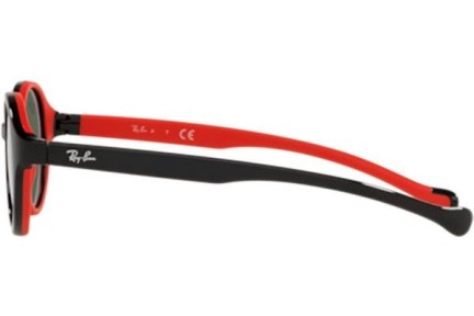 Okulary przeciwsłoneczne Ray-Ban Junior RJ9075S 710071 Okrągłe Czarne