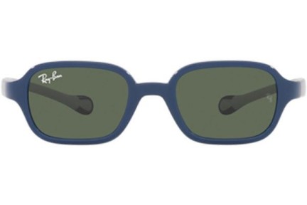 Okulary przeciwsłoneczne Ray-Ban Junior RJ9074S 709671 Prostokątne Niebieskie