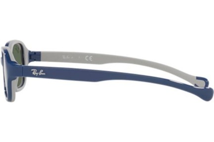 Okulary przeciwsłoneczne Ray-Ban Junior RJ9074S 709671 Prostokątne Niebieskie