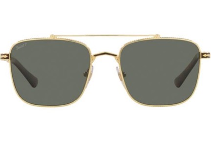 Okulary przeciwsłoneczne Persol PO2487S 110958 Polarized Kwadratowe Złote