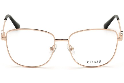 Okulary korekcyjne Guess GU2757 028 Kwadratowe Złote