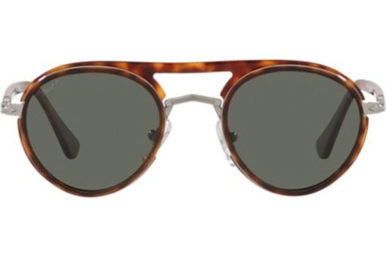 Okulary przeciwsłoneczne Persol PO2485S 114458 Polarized Okrągłe Havana