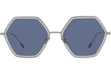 Okulary przeciwsłoneczne Giorgio Armani AR6130 300380 Nieregularny Srebrne
