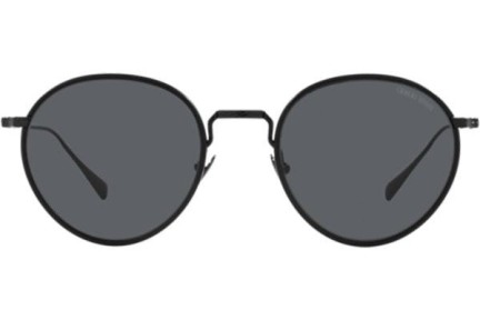 Okulary przeciwsłoneczne Giorgio Armani AR6103J 301487 Okrągłe Czarne