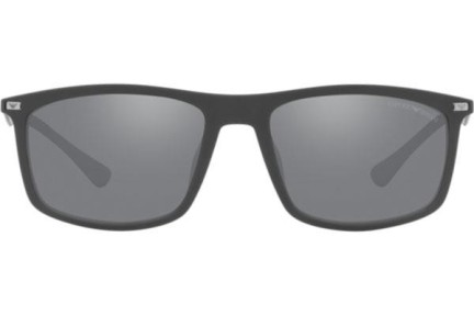 Okulary przeciwsłoneczne Emporio Armani EA4171U 54376G Prostokątne Szare