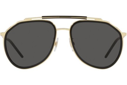 Okulary przeciwsłoneczne Dolce & Gabbana DG2277 02/87 Pilotki (Aviator) Czarne