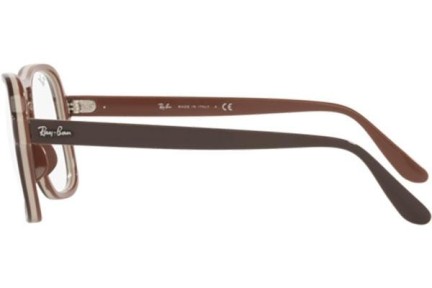 Okulary korekcyjne Ray-Ban Stateside RX4356V 8135 Pilotki (Aviator) Brązowe