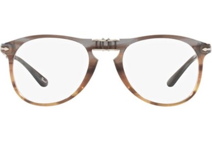 Okulary korekcyjne Persol PO9714VM 1137 Pilotki (Aviator) Brązowe