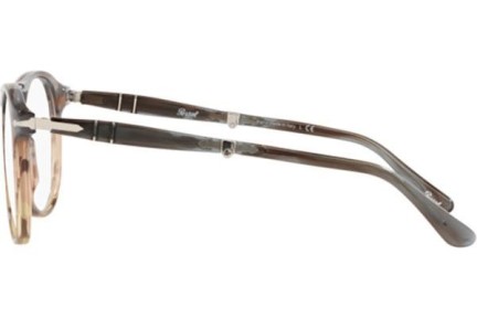 Okulary korekcyjne Persol PO9714VM 1137 Pilotki (Aviator) Brązowe