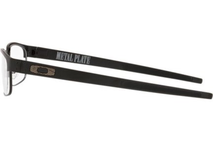Glasses Oakley Metal Plate High Resolution Collection OX5038-11 Prostokątne Czarne