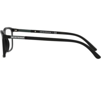 Okulary korekcyjne Emporio Armani EA4160 50421W Prostokątne Czarne