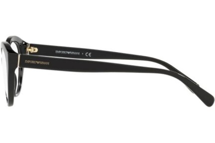 Okulary korekcyjne Emporio Armani EA3189 5017 Kocie oczy Czarne