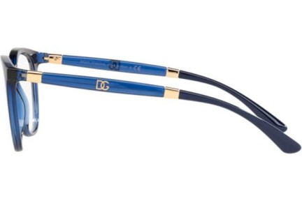 Okulary korekcyjne Dolce & Gabbana DG5080 3324 Kwadratowe Niebieskie