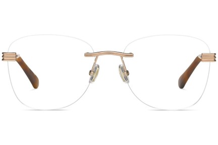 Okulary korekcyjne Jimmy Choo JC214 06J Kwadratowe Złote