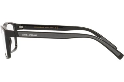 Okulary korekcyjne Dolce & Gabbana DG5072 501 Prostokątne Czarne