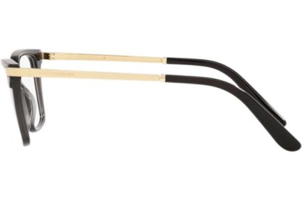 Okulary korekcyjne Dolce & Gabbana DG3345 3246 Prostokątne Czarne