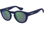 Okulary przeciwsłoneczne Havaianas TRANCOSO/E RNB/Z9 Okrągłe Niebieskie