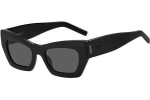 Okulary przeciwsłoneczne BOSS BOSS1363/S 807/IR Kocie oczy Czarne