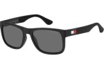 Okulary przeciwsłoneczne Tommy Hilfiger TH1556/S 003/M9 Prostokątne Czarne