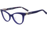 Okulary korekcyjne Love Moschino MOL576 PJP Kocie oczy Niebieskie
