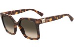 Okulary przeciwsłoneczne Moschino MOS123/S 05L/9K Kwadratowe Havana