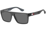 Okulary przeciwsłoneczne Tommy Hilfiger TH1605/S FRE/M9 Flat Top Szare