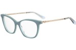 Okulary korekcyjne Love Moschino MOL579 MVU Kocie oczy Niebieskie