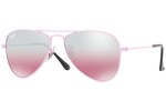 Okulary przeciwsłoneczne Ray-Ban Junior Aviator Junior RJ9506S 211/7E Pilotki (Aviator) Różowe
