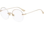 Okulary korekcyjne Dior Stellaire O12 J5G Okrągłe Złote
