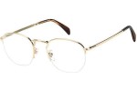 Okulary korekcyjne David Beckham DB1087 3CE Okrągłe Złote