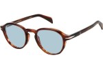 Okulary przeciwsłoneczne David Beckham DB7078/S EX4/QZ Okrągłe Havana