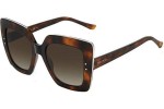 Okulary przeciwsłoneczne Jimmy Choo AURI/G/S 086/HA Kwadratowe Havana