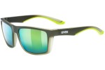 Okulary przeciwsłoneczne uvex lgl 50 cv Olive Mat S3 Kwadratowe Zielone