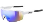 Okulary przeciwsłoneczne uvex sportstyle 227 White Mat S3 Pojedyncze | Shield Białe