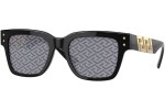 Okulary przeciwsłoneczne Versace La Greca VE4421 GB1/F Kwadratowe Czarne