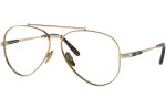 Okulary korekcyjne Ray-Ban Aviator Titanium Titanium Collection RX8225V 1220 Pilotki (Aviator) Złote