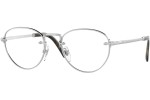 Okulary korekcyjne Persol PO2491V 1122 Okrągłe Srebrne