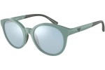 Okulary przeciwsłoneczne Emporio Armani EA4185 53331N Okrągłe Niebieskie