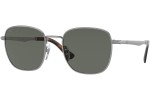 Okulary przeciwsłoneczne Persol PO2497S 513/58 Polarized Kwadratowe Srebrne