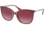 Okulary przeciwsłoneczne Ralph by Ralph Lauren RA5248 58008H Kocie oczy Czerwone
