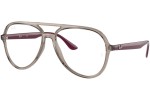 Okulary korekcyjne Ray-Ban RX4376V 8083 Pilotki (Aviator) Szare