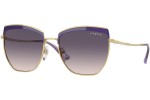 Okulary przeciwsłoneczne Vogue Eyewear VO4234S 516636 Kwadratowe Złote